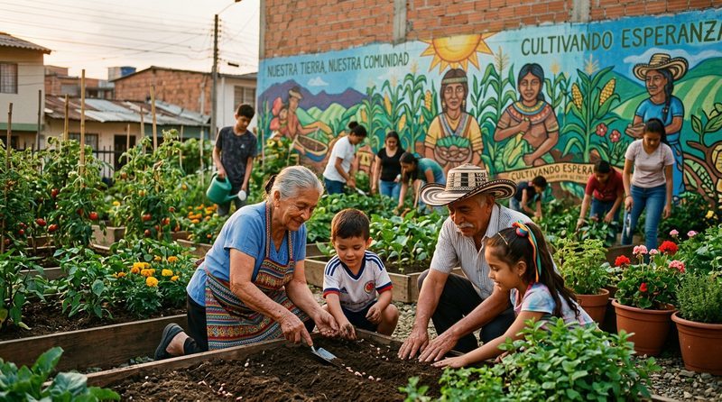 Abuelos Sembradores: La red comunitaria de jardines familiares que reconstruye barrios en Latinoamérica
