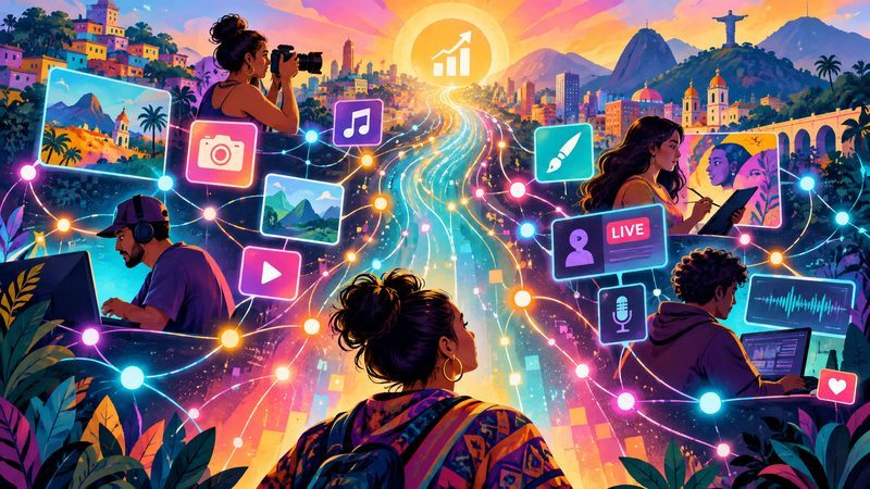 De 10.800 a 98.000 millones: La economía de creadores latinoamericanos desafía la lógica del empleo tradicional