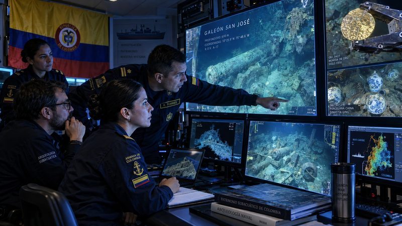 El Galeón San José: Colombia recupera los secretos del barco más valioso del mundo a 600 metros de profundidad