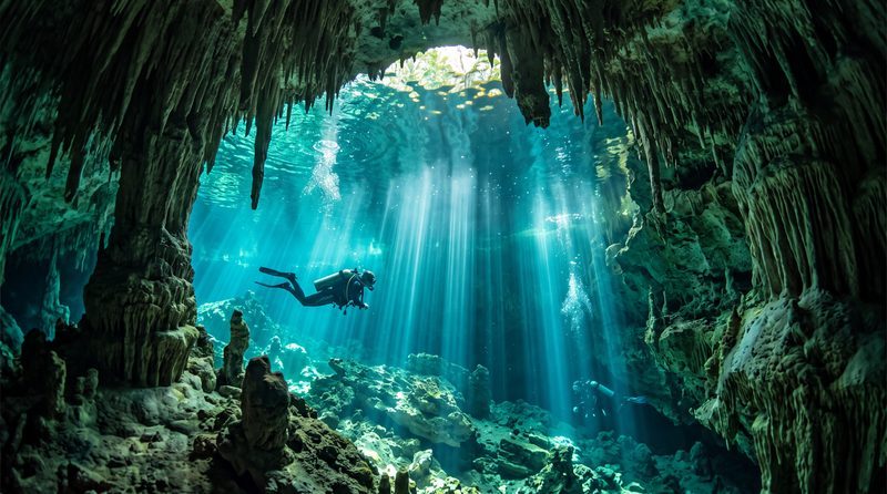 El Jardín Subterráneo de Yucatán: Científicos descubren un ecosistema acuático único bajo los cenotes