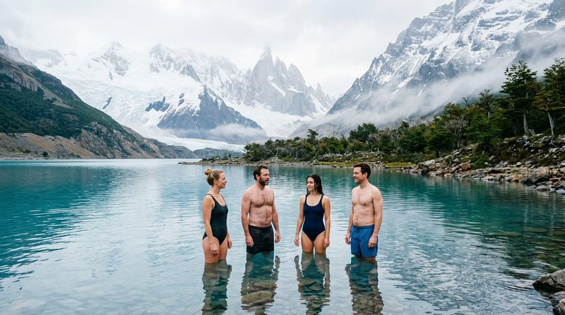 Inmersión en el Frío: La Terapia de los Lagos Patagónicos que Conquista la Salud Mental en Argentina
