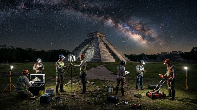 La Ciudadela Celestial de Chichén Itzá: Arqueólogos Hallan una Estructura Astronómica Oculta Bajo el Templo de Kukulcán