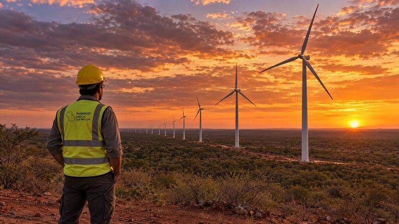 La Fábrica del Viento: Paraguay se Convierte en el Exportador de Energía Eólica más Competitivo de Sudamérica