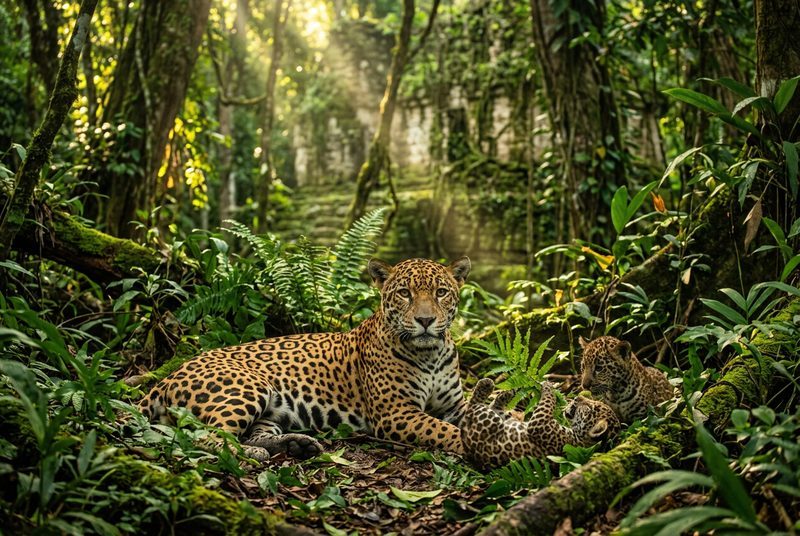 La Huella del Jaguar: Guatemala celebra el nacimiento de cachorros en reservas mayas del Petén
