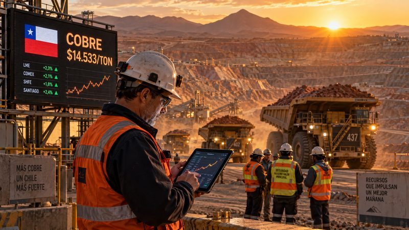 La Paradoja del Cobre: Chile bate récords de precio pero produce menos mineral que nunca