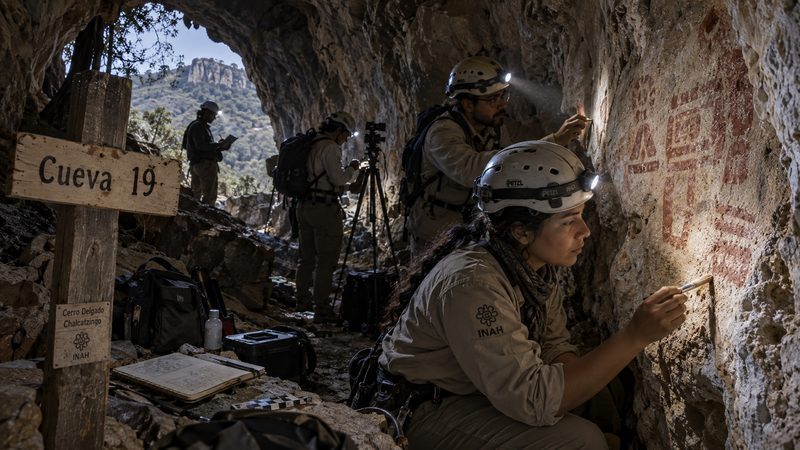 La Voz Olvidada de Teotihuacán: Glifos en una Cueva Remota Confirman que la Ciudad Sagrada Sabía Escribir