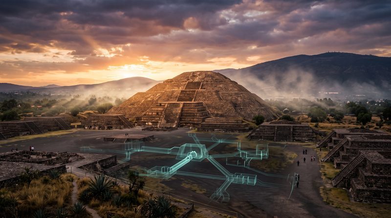 Los Túneles Secretos de Teotihuacán: Nuevos Escáneres Revelan Cámaras Ocultas Bajo la Pirámide del Sol