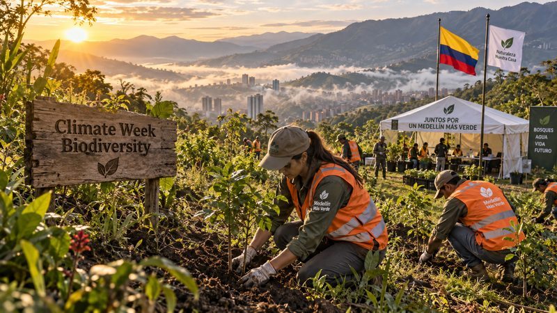 Medellín se convierte en el epicentro de la acción climática con la Climate Week Biodiversity 2026