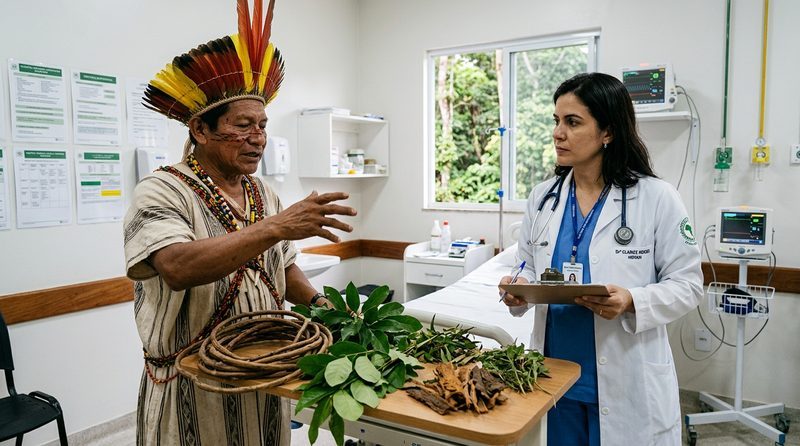 Medicina de la Selva: Los curanderos amazónicos que colaboran con hospitales públicos en Brasil