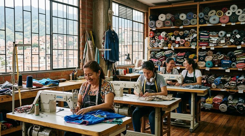 Moda Circular de Barrio: Las Cooperativas Textiles de Medellín que Visten a Europa con Residuos Industriales