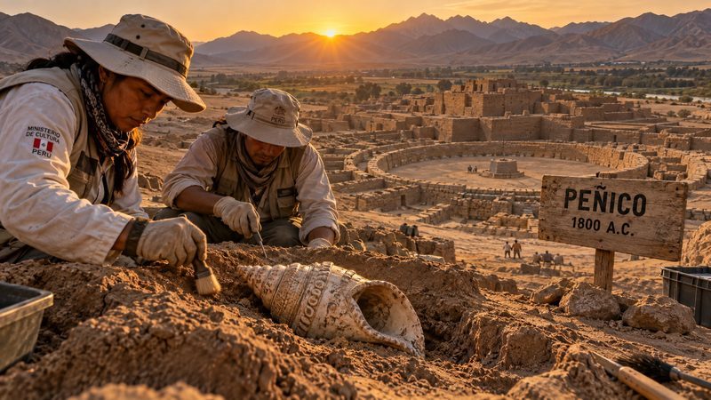 Peñico: La Ciudad de 3.800 Años que Abre sus Puertas y Podría Reescribir el Origen de la Civilización en América